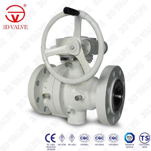 2 Piece Trunnion Ball Valve