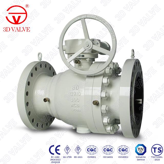 Cast Steel Trunnion Ball Valve