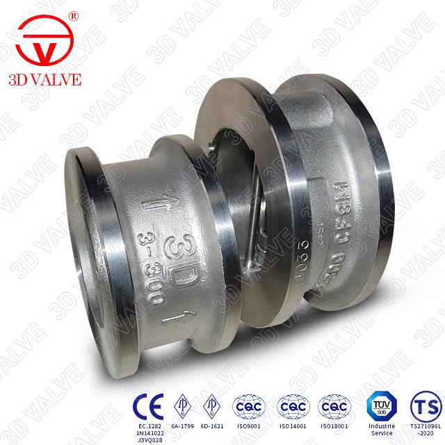 Stainless Steel Dual Plate Check Valve